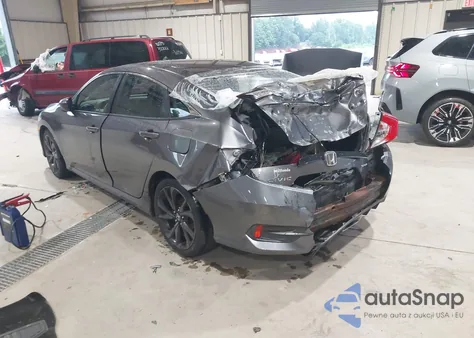 2019 Honda Civic Sport z USA, uszkodzony, nr VIN 19XFC2F85KE202157